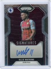 Ollie Watkins #S-OW Soccer Cards 2021 Panini Prizm Premier League Signatures Prices