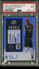 Anthony Edwards [Autograph] Basketball Cards 2020 Panini Contenders Optic Prices