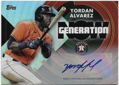 Yordan Alvarez [Autograph] Baseball Cards 2022 Topps Generation Now Prices
