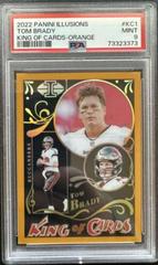 Tom Brady [Gold] #KC-1 Football Cards 2022 Panini Illusions King Of Prices