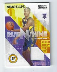 Bennedict Mathurin #RS-BM Basketball Cards 2022 Panini Hoops Rise N Shine Memorabilia Prices