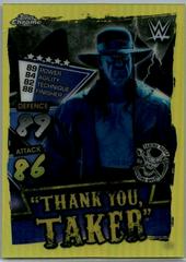 The Undertaker [Refractor] #124 Wrestling Cards 2021 Topps Slam Attax Chrome WWE Prices