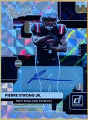 Pierre Strong Jr. [Autograph] Football Cards 2022 Panini Donruss The Rookies Prices