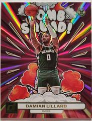 Damian Lillard [Pink] #12 Basketball Cards 2023 Panini Donruss Bomb Squad Prices