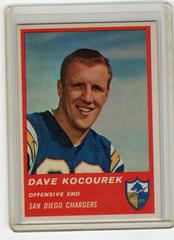 Dave Kocourek #71 Football Cards 1963 Fleer Prices