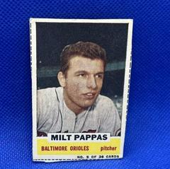 Milt Pappas [Hand Cut] #5 Baseball Cards 1960 Bazooka Prices