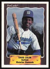David Colon Baseball Cards 1990 Procards Prices