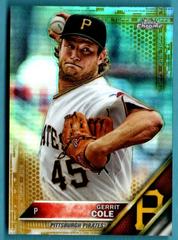 Gerrit Cole [Gold Refractor] #11 Baseball Cards 2016 Topps Chrome Prices