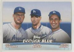 Don Drysdale, Kevin Brown, Sandy Koufax Baseball Cards 2001 Topps Combos Prices