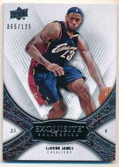 LeBron James Basketball Cards 2009 UD Exquisite Collection Prices
