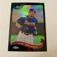 Gary Sheffield [Refractor] #T100 Baseball Cards 2002 Topps Chrome Traded Prices