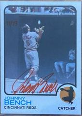 Johnny Bench [Special Edition Red Ink] #ROA-JBN Baseball Cards 2022 Topps Heritage Real One Autographs Prices