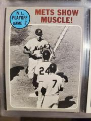 N. L. C. S. Game 2 [Mets Show Muscle!] #196 Baseball Cards 1970 Topps Prices