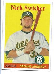 Nick Swisher Baseball Cards 2007 Topps Heritage Prices