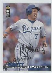 George Brett [Silver Signature] #49 Baseball Cards 1995 Collector's Choice Prices