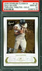 Gale Sayers [Timeless Tributes Gold] #119 Football Cards 2009 Panini Donruss Classics Prices