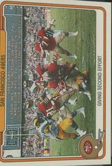 San Francisco 49ers [Giving Second Effort] #49 Football Cards 1982 Fleer Team Action Prices