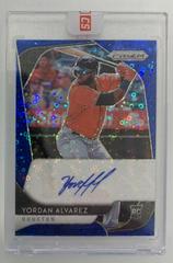 Yordan Alvarez [Blue Prizm] Baseball Cards 2020 Panini Prizm Rookie Autographs Prices