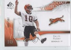 Kevin Huber #223 Football Cards 2009 SP Authentic Prices