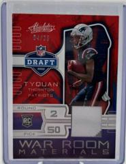 Tyquan Thornton [Silver] #22 Football Cards 2022 Panini Absolute War Room Materials Prices
