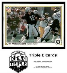 Los Angeles Raiders [Bombs Away] Football Cards 1983 Fleer Team Action Prices