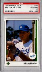 Mickey Hatcher #709 Baseball Cards 1989 Upper Deck Prices
