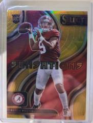 Bryce Young [Gold] #SEN-BY Football Cards 2023 Panini Select Draft Picks Sensations Prices