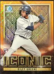 Riley Greene [Orange] Baseball Cards 2023 Bowman Chrome Iconic Prices