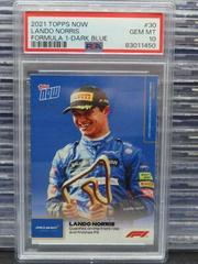 Lando Norris [Blue] #58 Racing Cards 2021 Topps Now Formula 1 Prices