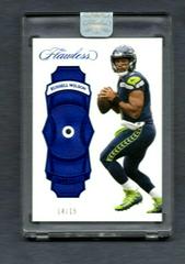 Russell Wilson [Sapphire] #87 Football Cards 2017 Panini Flawless Prices