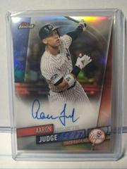 Aaron Judge [Red Wave Refractor] #FA-AJ Baseball Cards 2019 Topps Finest Autographs Prices