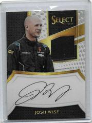 Josh Wise [White] #SS-JW Racing Cards 2017 Panini Select Nascar Signature Swatches Prices