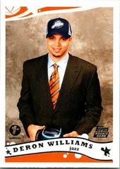 Deron Williams [1st Edition] Basketball Cards 2005 Topps Prices