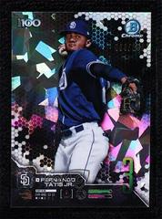 Fernando Tatis Jr. [Atomic Refractor] Baseball Cards 2019 Bowman Chrome Scouts' Top 100 Prices