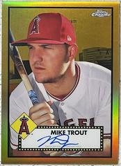 Mike Trout [Gold] #PA-MTR Baseball Cards 2021 Topps Chrome Platinum Anniversary Autographs Prices