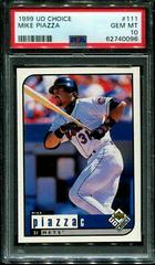 Mike Piazza #111 Baseball Cards 1999 UD Choice Prices