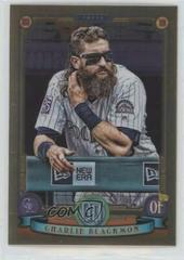 Charlie Blackmon #11 Baseball Cards 2019 Topps Gypsy Queen Chrome Prices