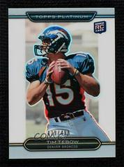Tim Tebow [White Refractor] #79 Football Cards 2010 Topps Platinum Prices