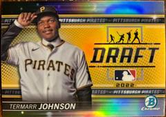 Termarr Johnson [Refractor] #BDN-2 Baseball Cards 2022 Bowman Draft Night Prices