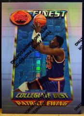 Patrick Ewing w Coating Basketball Cards 1995 Finest Prices
