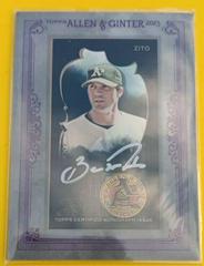 Barry Zito [X Silver] #MA-BZ Baseball Cards 2023 Topps Allen & Ginter Mini Framed Autographs Prices