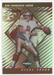 Steve Young [Limited Edition] #191 Football Cards 2000 Leaf Limited Prices