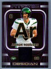 Aaron Rodgers [Purple Electric Etch] #75 Football Cards 2023 Panini Obsidian Prices