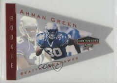 Ahman Green [Green] #87 Football Cards 1998 Playoff Contenders Pennants Prices