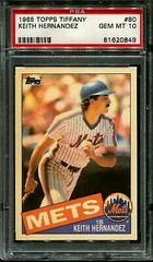 Keith Hernandez #80 Baseball Cards 1985 Topps Tiffany Prices