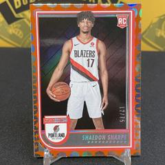 Shaedon Sharpe [Gravity] #237 Basketball Cards 2022 Panini Hoops Prices