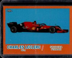 Charles Leclerc [Orange] #T61-CL Racing Cards 2021 Topps Chrome Formula 1 1961 Sports Cars Prices