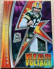 Aaron Rodgers [Nebula] #HV-ARO Football Cards 2022 Panini Spectra High Voltage Prices