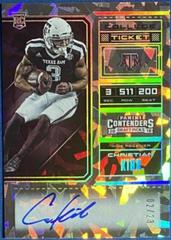 Christian Kirk [Cracked Ice Autograph] Football Cards 2018 Panini Contenders Draft Picks Prices
