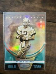 Roger Staubach [Teal] #GT-RS Football Cards 2019 Panini Certified Gold Team Prices